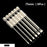 Flat Head Screwdriver Bits 50mm/75mm/100mm Long Magnetic Tip Slotted Screwdriver Bits S2 Steel 1/4 Inch Shank Flat Head Bit