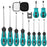 10 sets of magnetic screwdrivers heavy duty manual screwdrivers cross head screwdrivers metric flat head screwdrivers