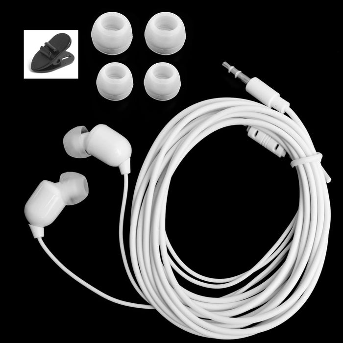 3 Meters Length Wired Earphones In-ear Earbuds Monitor Headphone 3.5mm Noise Cancel Headset Live Stereo Headphones with Mic