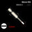 Slotted Screwdriver Bits 50mm/75mm/100/150mm Long Magnetic Tip Screwdriver Flat Head Bits S2 Steel 1/4 Inch Shank Hand Tool