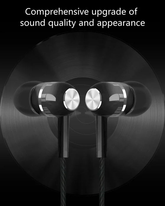 3.5mm Wired Earphone In Ear Headset HIFI Heavy Bass Earbuds Monitor Sports Headset Stereo Music Gaming Headphone with Microphone