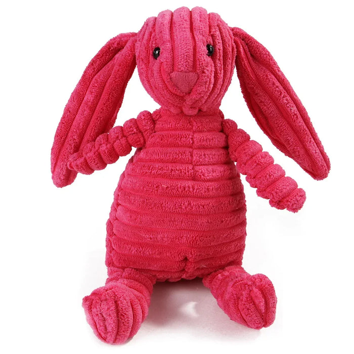 Squeaky Chew Bite - Resistant Animal Shape Plush Toy for Small Dogs, Pet Puppy Corduroy Dog Toys, Pets Accessories Supplies
