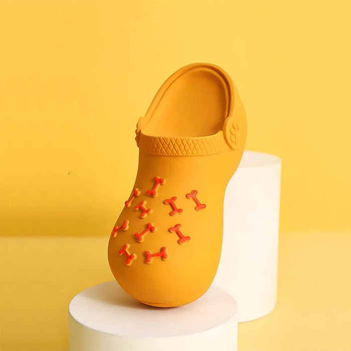 Dog Squeaky Latex Slipper Toy, Chew-Resistant Puppy Self-Play Toy for Boredom Relief, Pet Dog Chewing Supplies