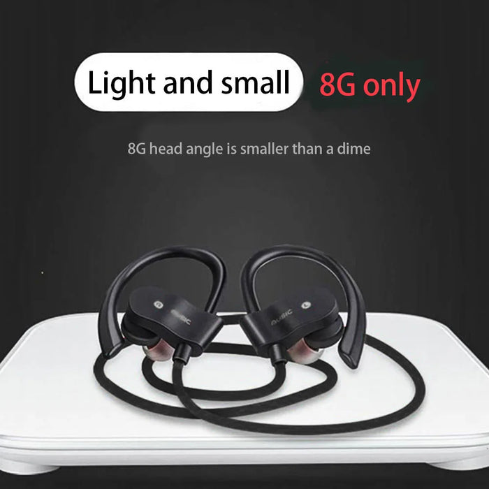 Wireless Headphone Earloop Ear Hook Earbuds Wireless Bluetooth-compatible Headset Handsfree Neckband With Mic Bluetooth Earphone