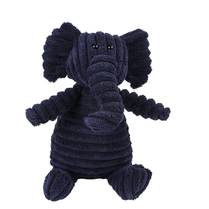 Squeaky Chew Bite - Resistant Animal Shape Plush Toy for Small Dogs, Pet Puppy Corduroy Dog Toys, Pets Accessories Supplies