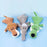 Plush Cartoon Puppy Dog Toys Pet Dog Chew Squeak Toys for Small Dogs Teeth Grinding Cleaning Are Not Easily Deformed Pet Toys