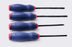 3*75/4*100/5*100mm Ball End Hex Screwdriver Flat Head Screw Driver S2 Steel Hexagon Bolt Driver Screw-driving Tools Repair Tool