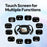 Open-Ear Earphones True Wireless Bluetooth 6.0 Ear Hooks Headphones IPX5 Waterproof Sports Earbuds LED touch  with charging box