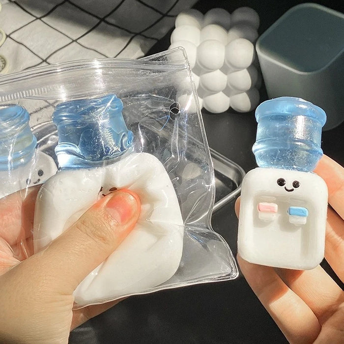 Squishy Water Dispenser Squeeze Toy Funny Stress Relief Decompression Fidget Toy for Adults and Children Squeeze Anti Stress Toy