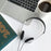 New Headphones Personality Retro Feelings Headset Black Fashion Style Headset Over Ear Earbud 3.5mm Wired Headset Photo Props