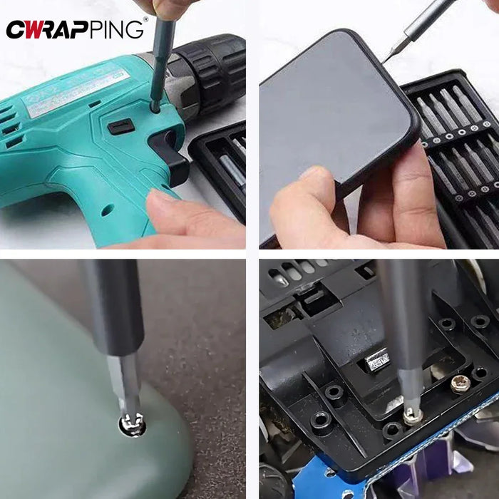 Precision Screwdriver Set 25 in 1 Screw Driver Se Hexagonal Flat Head Magnetic Screwdriver Head for Car Computer Phone Home Use