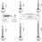180pcs phillips flat head self drilling tapping screw kit 410 stainless steel m4.2 washer head drilling screw with screwdriver