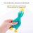 Cute Dog Squeak Toy Latex Chicken Shape Durable Chew for Small-Medium Breeds Interactive Pet Supplies
