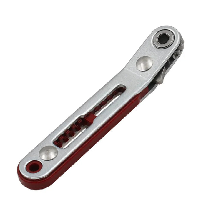 Multi-function Two-way Ratchet Flat Head Elbow Flat Screwdriver Ratchet Wrench Cross-shaped Hexagonal Screwdriver Drill Bits Too