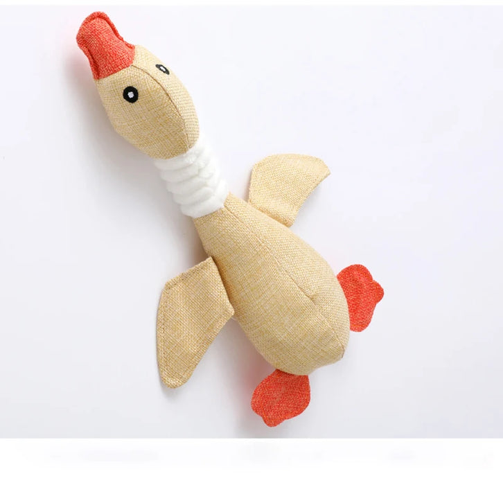 Squeak Dog Toys Wild Goose Sounds Toy Cleaning Teeth Puppy Dogs Chew Supplies Training Household Pet Dog Toys accessories