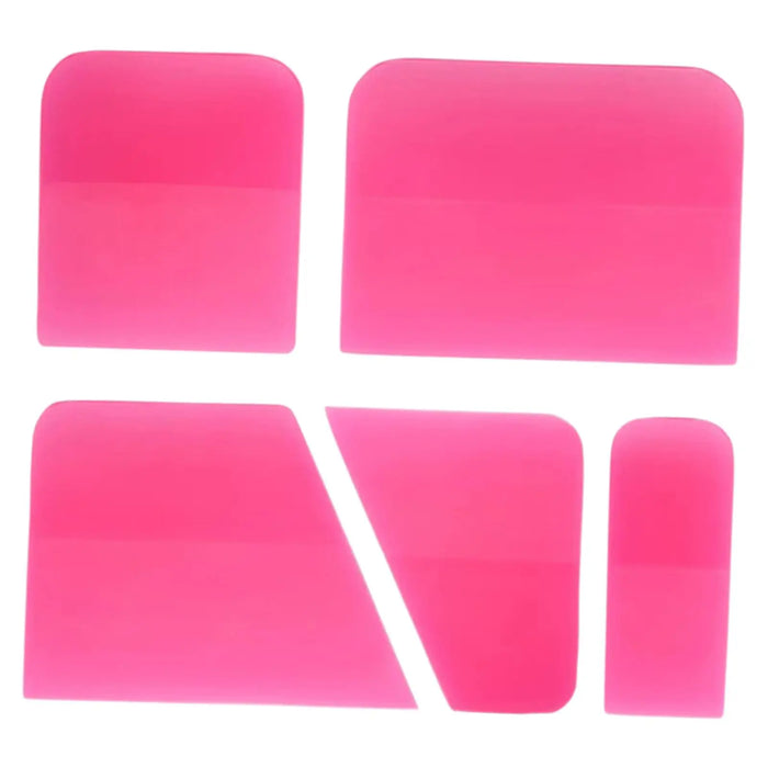 5Pcs Generic PPF Squeegees Accessories for Mirror Paint Protection Film Car Squeegee Window Tint Tool TPU Coating Scraper