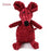 Squeaky Chew Bite - Resistant Animal Shape Plush Toy for Small Dogs, Pet Puppy Corduroy Dog Toys, Pets Accessories Supplies