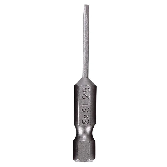 1X 50mm Magnetic Screwdrivers Bits Flat Head Slotted Tip Electric Power Repair Hand Tool SL 2 2.5 3 4 5 6 Alloy Steel 2mm-6mm