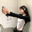 New Headphones Personality Retro Feelings Headset Black Fashion Style Headset Over Ear Earbud 3.5mm Wired Headset Photo Props