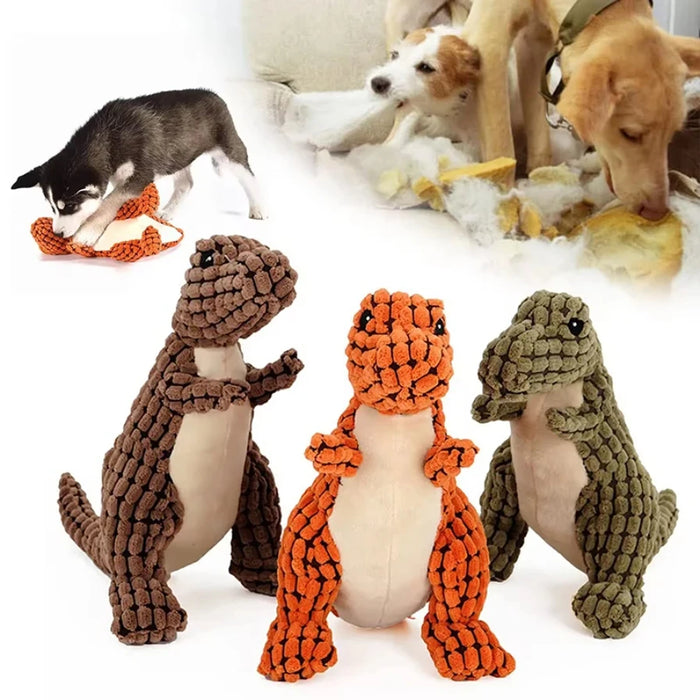 Animal Shape Squeak Plush Dog Toy Funny Interactive Chew Molar Toy for Small to Large Dogs And Cats Puppy Interactive Training