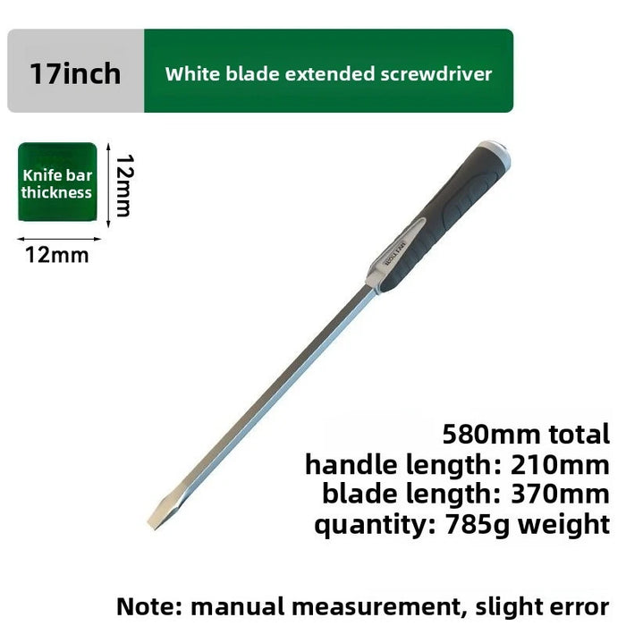 17 Inches Screwdriver Flat-head Crowbar Multi-functional Electric Screwdriver 33 Inches Durable and Sturdy Hand Tools
