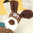 Dog Squeak Toys Plush Donkey Horse Sheep Interactive Toys For Small Medium Puppy Cat Merbau Chew Toy Lovely Dogs Accessory Safe