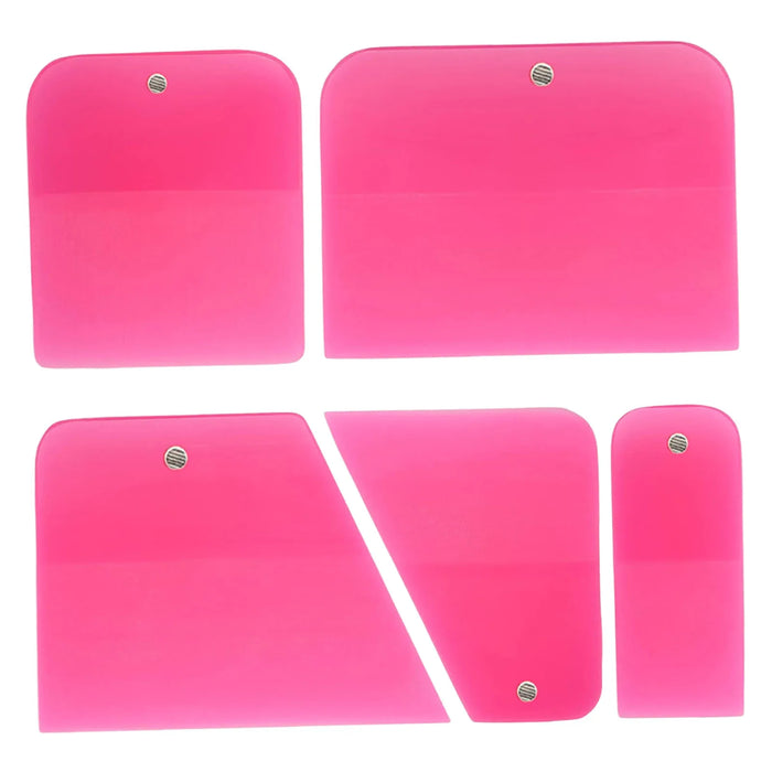 5Pcs Generic PPF Squeegees Accessories for Mirror Paint Protection Film Car Squeegee Window Tint Tool TPU Coating Scraper