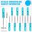 A02F-400PCS Mini Slotted Screwdriver, 2.0Mm Flat Head 45Mm Length For Small Appliances Repair