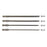4Pcs 150mm Slotted Screwdriver Bit Set Magnetic Flat Head Screwdriver Bits 1/4" Hex Shank Screw Driver Hand Tools 3-6mm