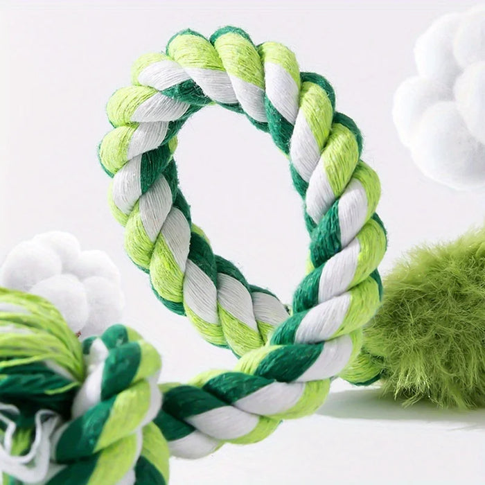 Plush Pet Dog Toy Animal-shaped Dog Squeak Toys Interactive Pet Rope Toy for Small Medium Dogs Dog Accessories