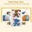 New Plush Animals Squeaky Dog Toy Interactive Squeeze Puppy Chew Toy Sound Soft Dog Squeaky Toy Small Medium Large Dogs