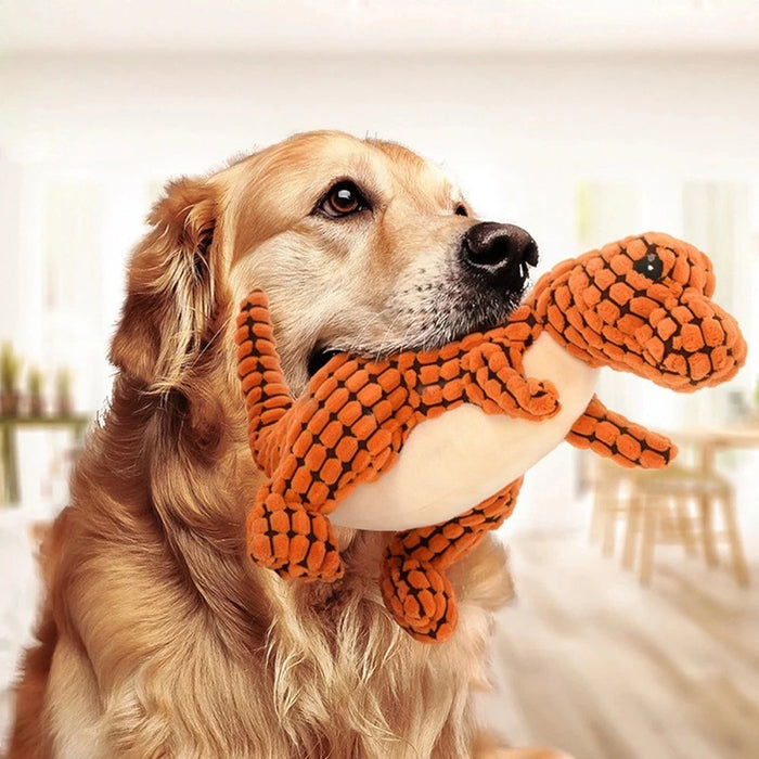 Animal Shape Squeak Plush Dog Toy Funny Interactive Chew Molar Toy for Small to Large Dogs And Cats Puppy Interactive Training
