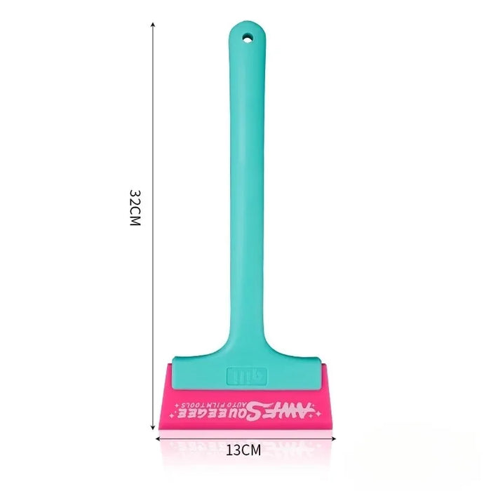 1/2pcs 32cm Long Handle Tendon Squeegee for Car Windshield Mirror Glass Cleaning Window Tint Application Tool Snow Water Remover