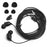 3 Meters Length Wired Earphones In-ear Earbuds Monitor Headphone 3.5mm Noise Cancel Headset Live Stereo Headphones with Mic