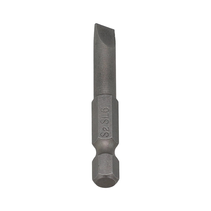 1X 50mm Magnetic Screwdrivers Bits Flat Head Slotted Tip Electric Power Repair Hand Tool SL 2 2.5 3 4 5 6 Alloy Steel 2mm-6mm