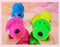 Shaggy Dog Squishy Toy Soft Glue Kawaii  Squeezable Stress Reliever Pets Colorful Small Toys Easy and Convenient Cute Gifts