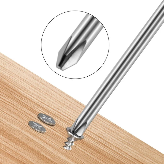 5.0mm Slotted Magnetic Screwdriver Flat/Cross Head Screwdriver Manual Household Repair Tool  Slotted Screwdrivers