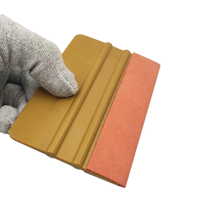 5Pcs Suede Edge Squeegee for Vinyl 4 Inch Car Vinyl Scraper Wrapping Spatula Tools Scratch Free Squeegee Wall Stickers Smoother
