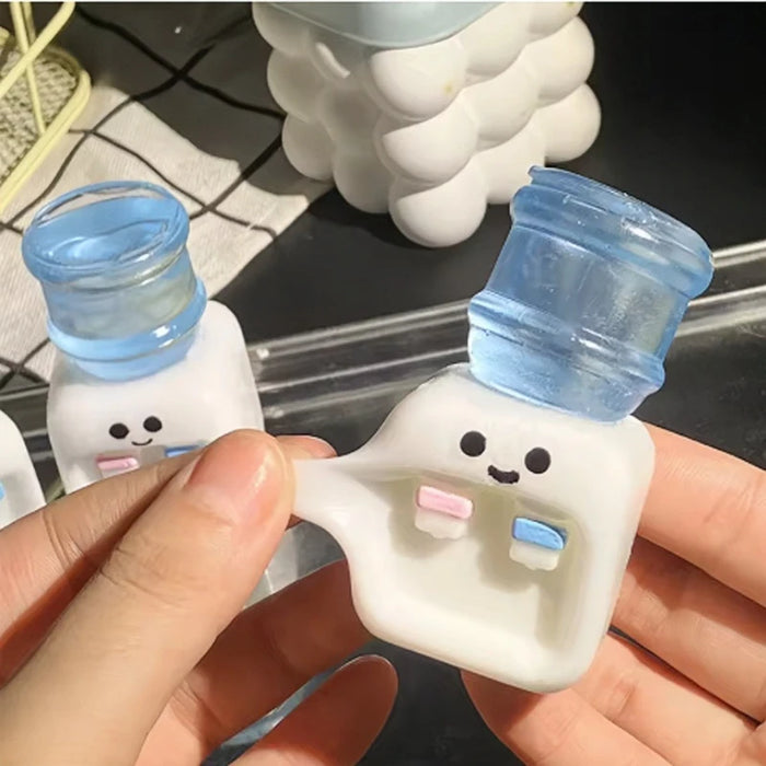 Squishy Water Dispenser Squeeze Toy Funny Stress Relief Decompression Fidget Toy for Adults and Children Squeeze Anti Stress Toy