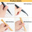 Vinyl Car Wrapping Flexible Micro Squeegee Curves Slot Tint Tool for Vehicle Wraps and Auto Stickers Installing Small Scraper