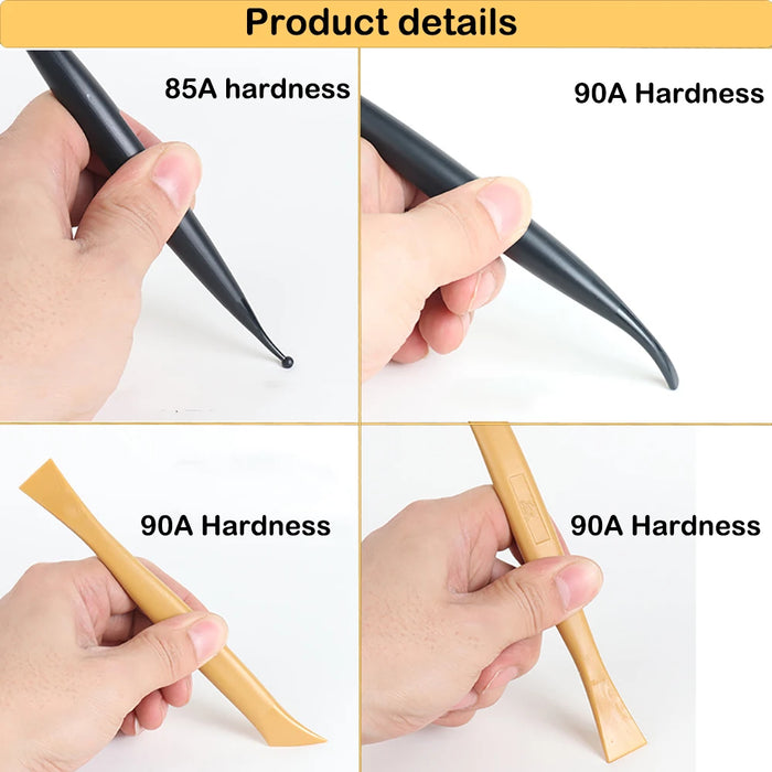 Vinyl Car Wrapping Flexible Micro Squeegee Curves Slot Tint Tool for Vehicle Wraps and Auto Stickers Installing Small Scraper