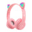 Wireless Headphones Cat Ear Bluetooth-Compatible Helmets Stereo Bass Over-Ear Headsets Sports Headphones for Kids and Adult