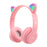 Wireless Headphones Cat Ear Bluetooth-Compatible Helmets Stereo Bass Over-Ear Headsets Sports Headphones for Kids and Adult