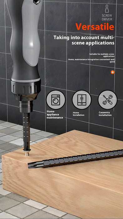 4/7/9/11 In 1 Magnetic Screwdriver Set Cross Flat Shaped Screwdriver Head Multifunctional Precision Handheld Maintenance Tool