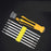 12 In 1 Magnetic Screwdriver Set Cross Flat Shaped Screwdriver Head Multifunctional Precision Handheld Maintenance Tool