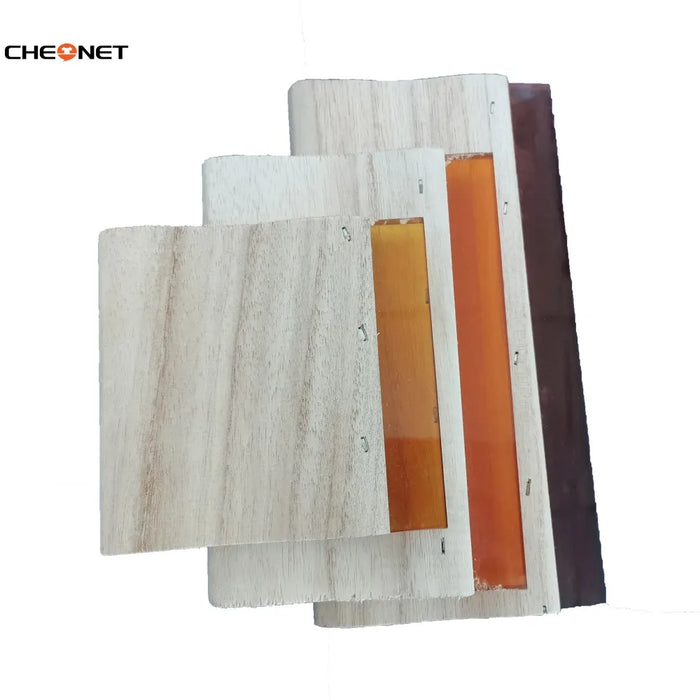Screen Printing Squeegee Wooden Handle Squeegee Glue Screen Printing Glue Mouth Squeegee Wear Resistant Aluminum Emulsion Scoop