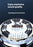 Open-Ear Earphones True Wireless Bluetooth 6.0 Ear Hooks Headphones IPX5 Waterproof Sports Earbuds LED touch  with charging box
