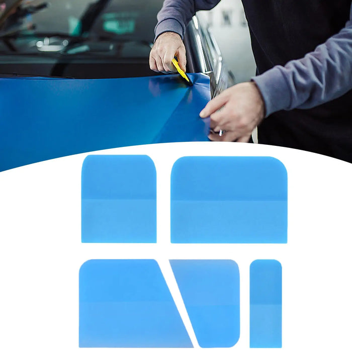 5Pcs Generic PPF Squeegees Accessories for Mirror Paint Protection Film Car Squeegee Window Tint Tool TPU Coating Scraper
