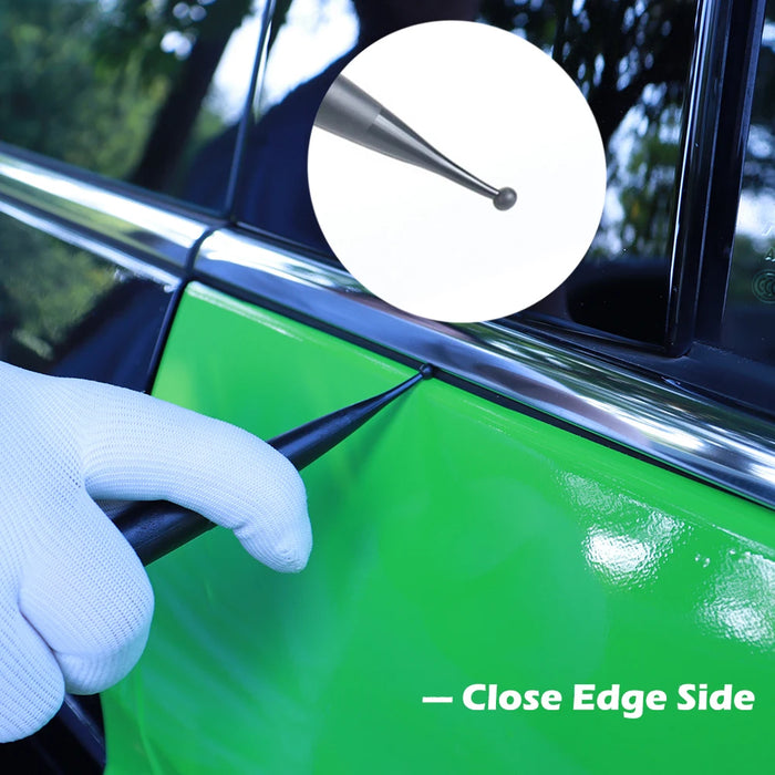 Vinyl Car Wrapping Flexible Micro Squeegee Curves Slot Tint Tool for Vehicle Wraps and Auto Stickers Installing Small Scraper