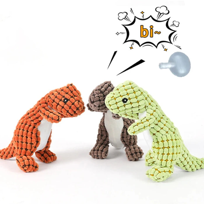 Animal Shape Squeak Plush Dog Toy Funny Interactive Chew Molar Toy for Small to Large Dogs And Cats Puppy Interactive Training